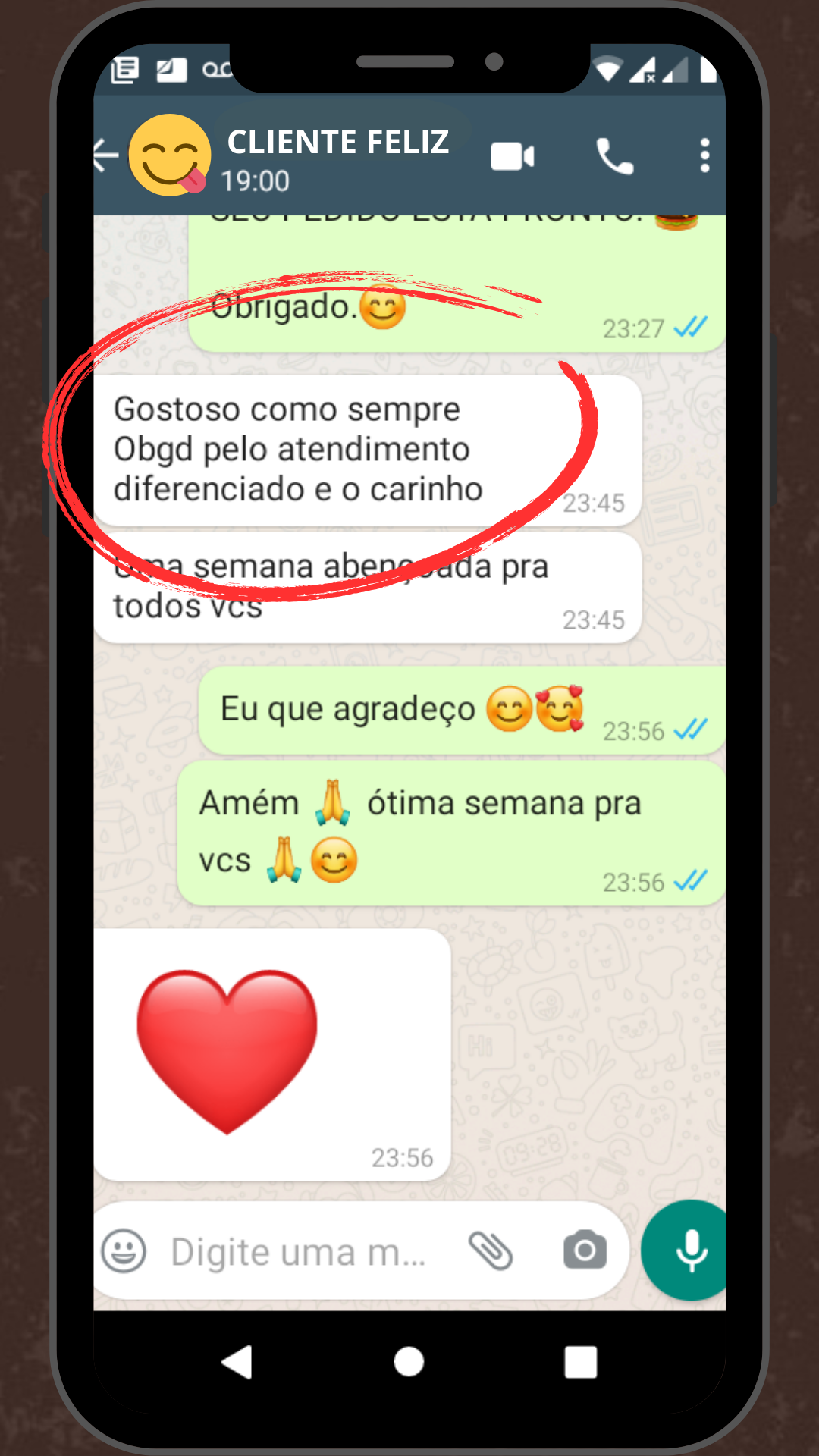 Feedback 3 - Cliente O PONTO Lanches